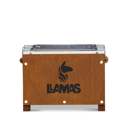 Caja China Mini Galvanizada Caoba - Llamas