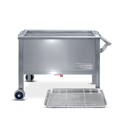 Caja China Mediana de Acero Inoxidable