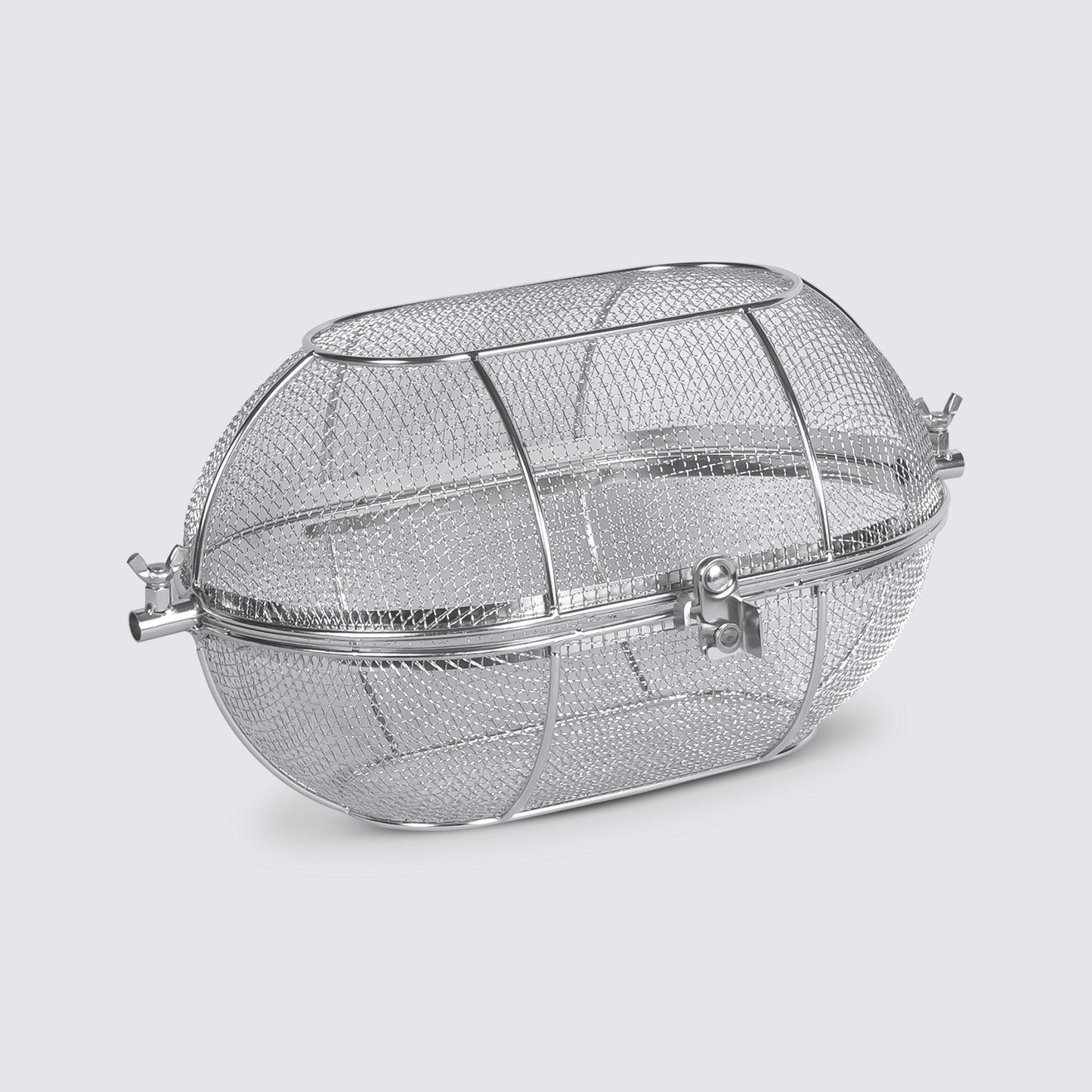 Canasta de Acero Inoxidable para Rostizar en Kamado | Grillcorp