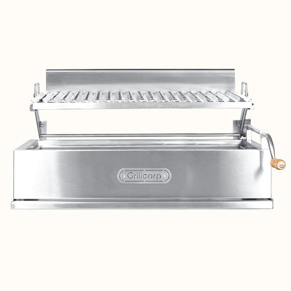 Parrilla Argentina Grande Empotrable Inoxidable 80cm x 50cm | Grillcorp