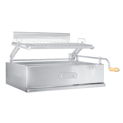 Parrilla Argentina Mediana Empotrable Inoxidable 70cm x 45cm | Grillcorp