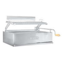 Parrilla Argentina Mediana Empotrable Inoxidable 70cm x 45cm | Grillcorp