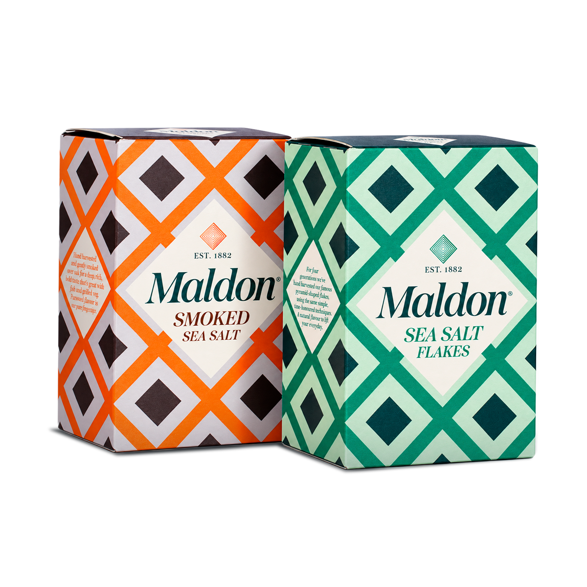 Combo Maldon Sea Salt Flakes + Smoked Sea Salt 125 g