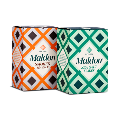 Combo Maldon Sea Salt Flakes + Smoked Sea Salt 125 g