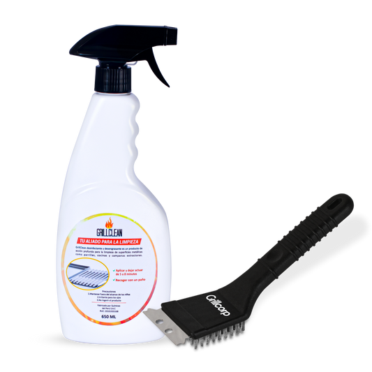 Limpiador GrillClean + Grillbrush