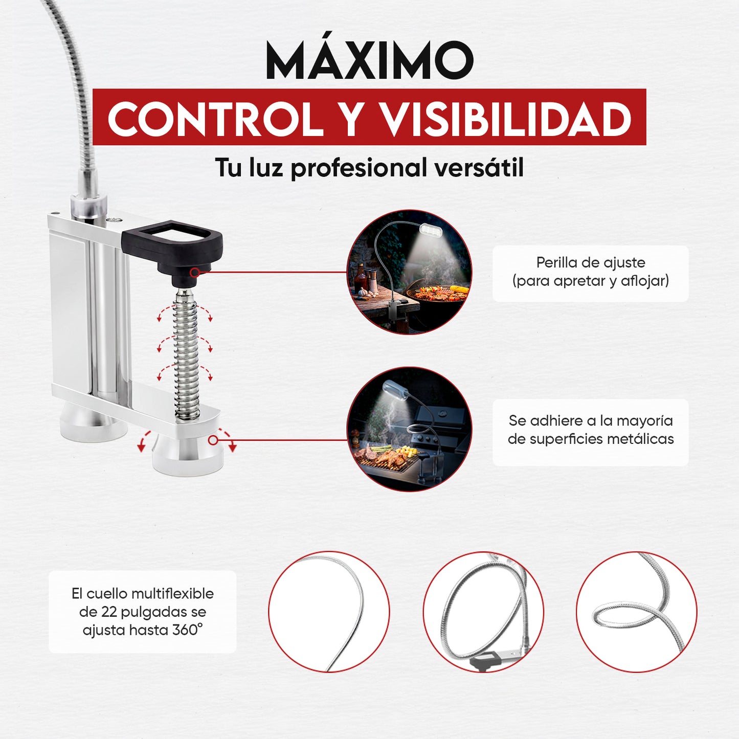 Lámpara Inalámbrica para Parrilla | Grillcorp