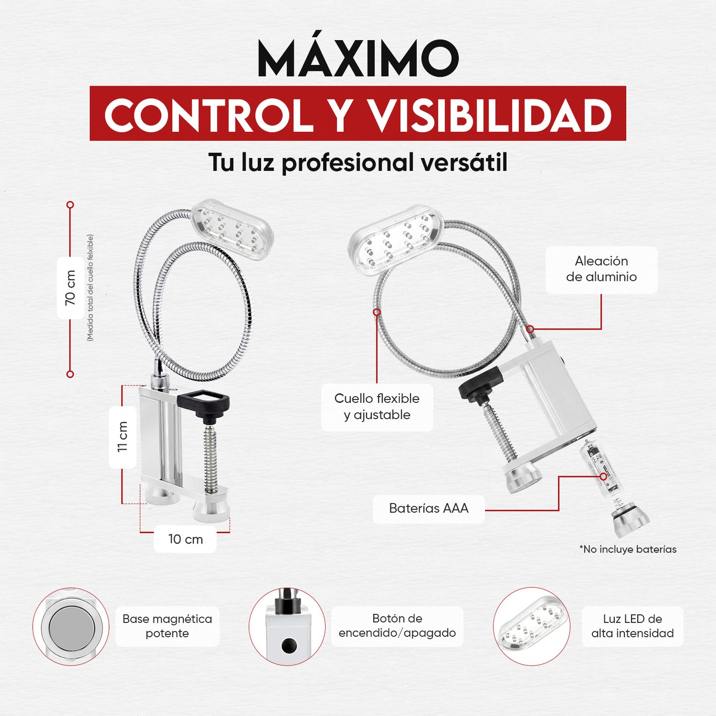 Lámpara Inalámbrica para Parrilla | Grillcorp