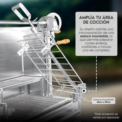 Parrilla Uruguaya Mediana 98x156x52