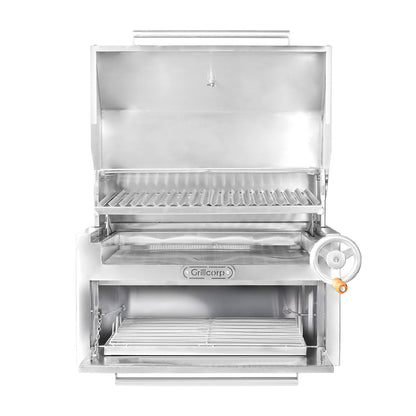Parrilla Empotrable con Tapa y Caja China PREMIUM 80cm x 50cm | Grillcorp