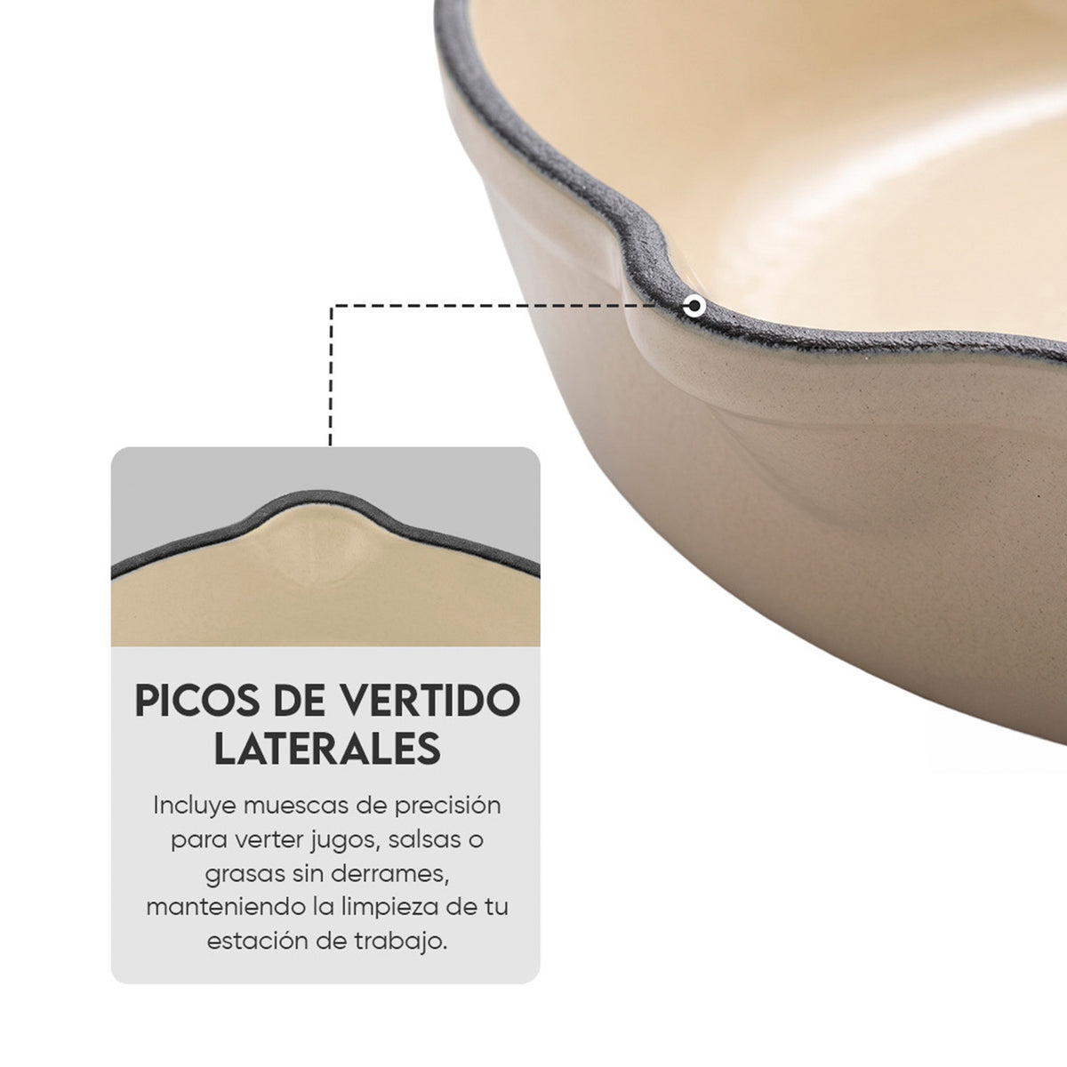 Sartén de hierro fundido de 14cm de la línea Sable | Victoria