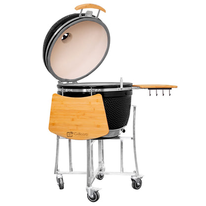Kamado Clásico 25" con Divide and conquer de 2 niveles