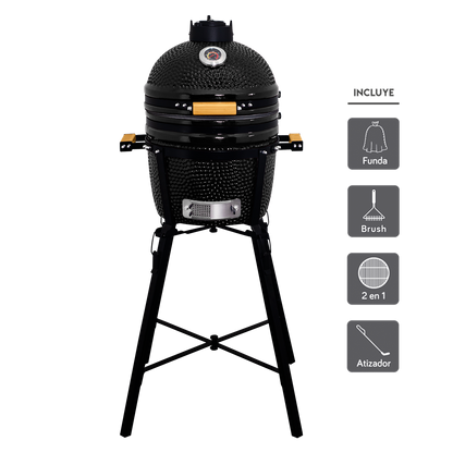 Kamado Clásico 15" + Divide and conquer de 2 niveles