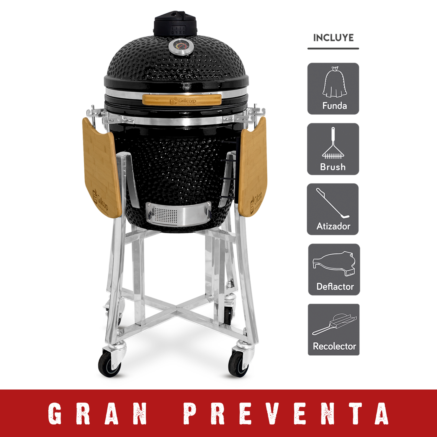 Kamado Clásico 18" + Deflactor