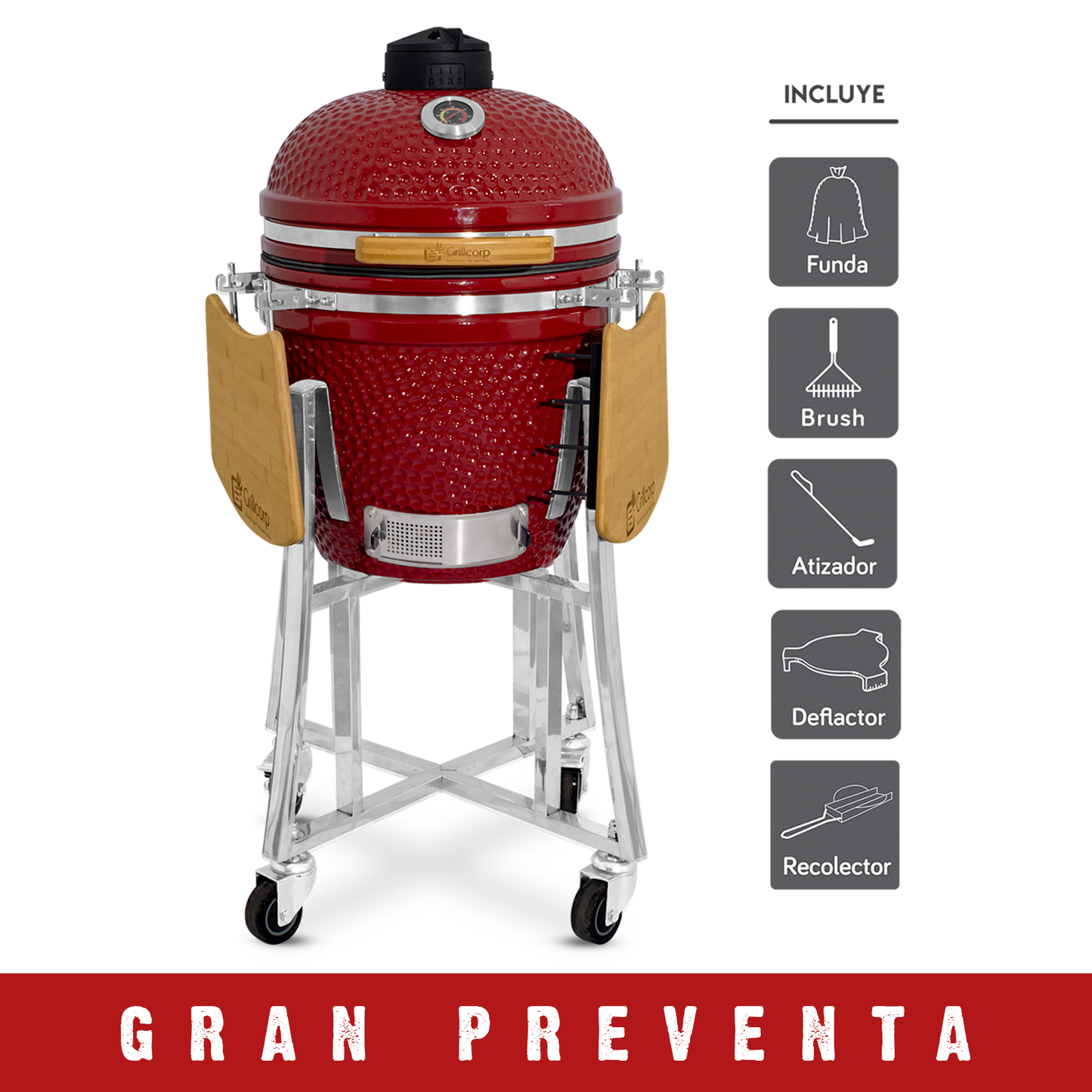 Kamado Clásico 18" + Deflactor