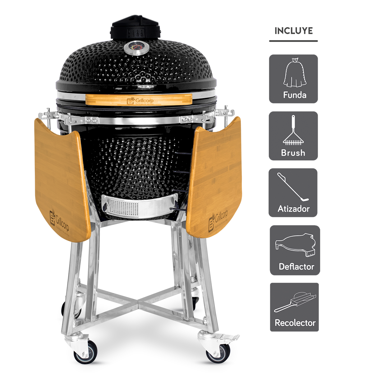 Kamado Clásico 20" + Deflactor para pizza
