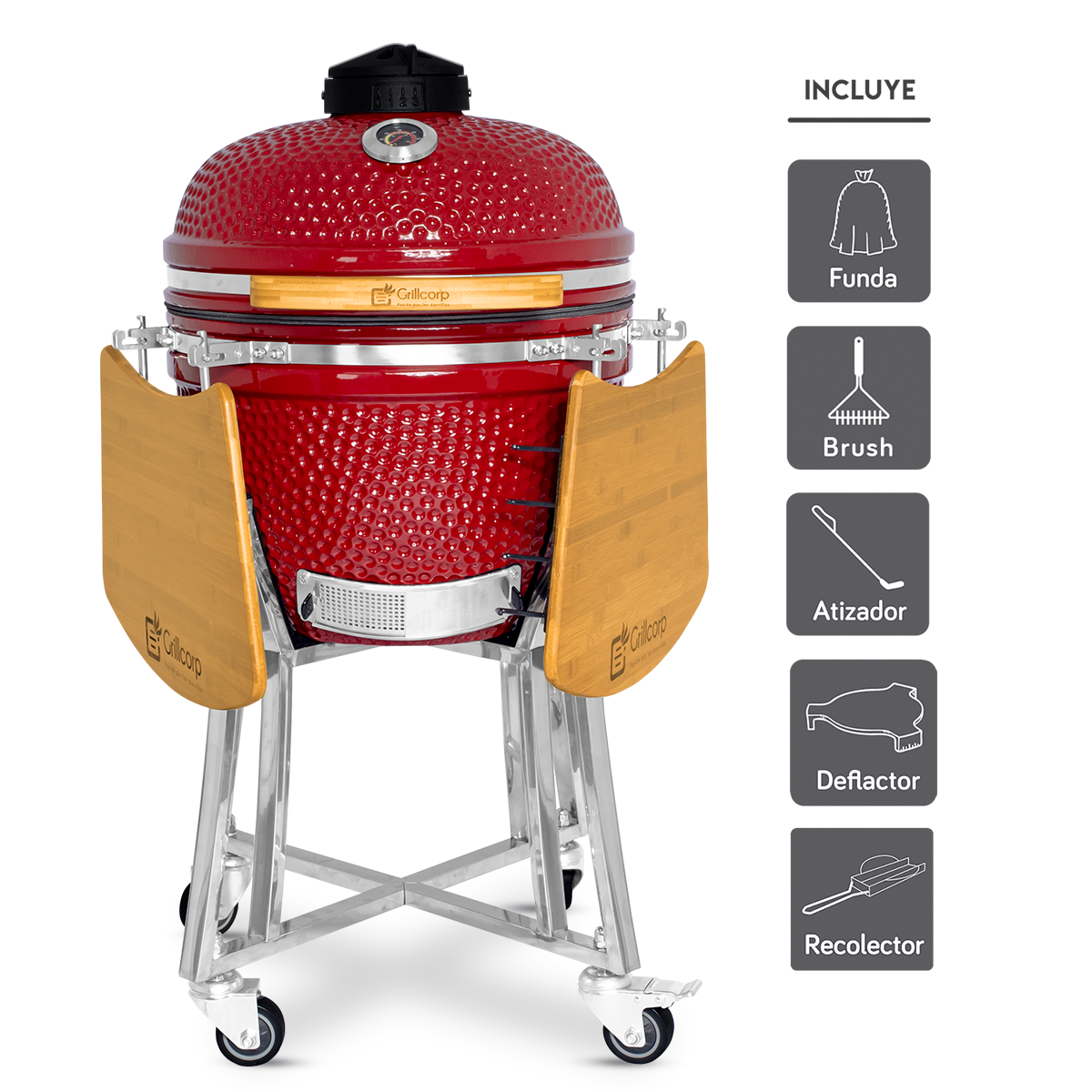 Kamado Clásico 20" + Deflactor para pizza