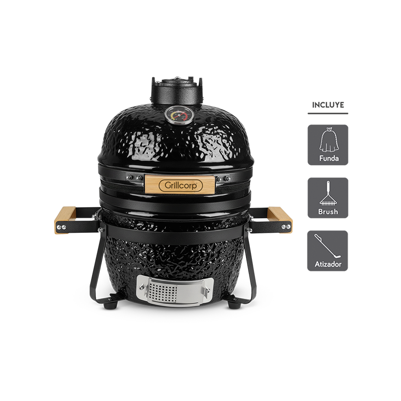 Kamado Clásico 13" Negro | Grillcorp