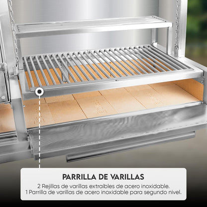 Parrilla Uruguaya Mediana 98x156x52