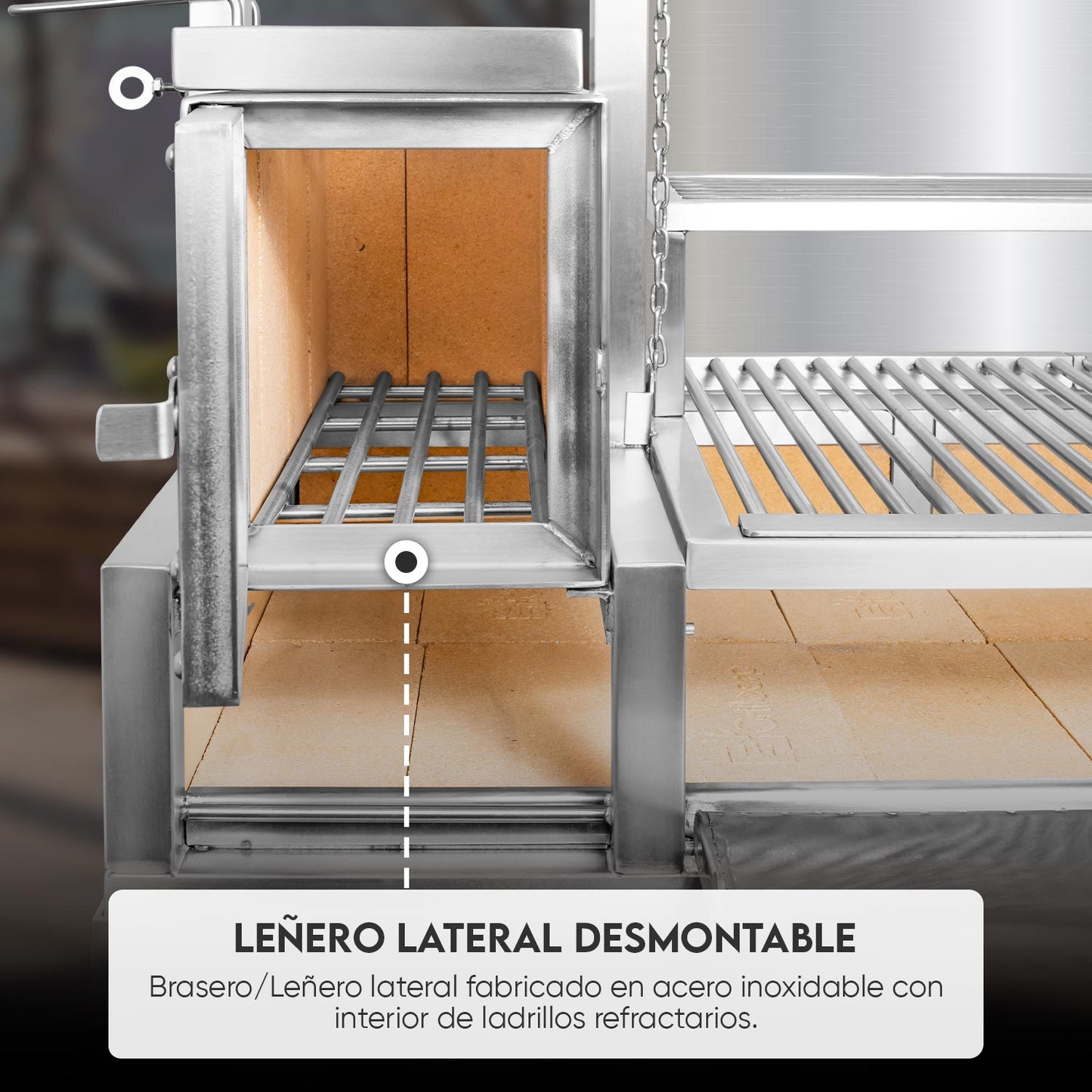 Parrilla Uruguaya Mediana 98x156x52