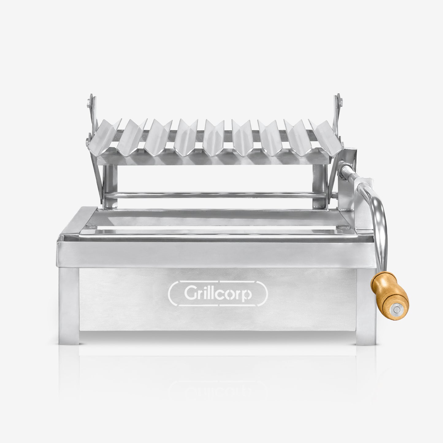 Parrilla Empotrable con sistema de levante Inoxidable Chico 26cm x 38cm