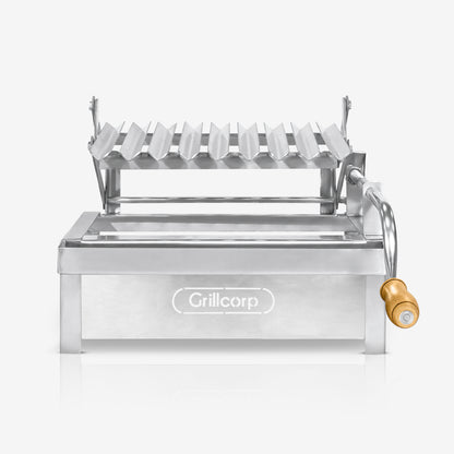 Parrilla Empotrable con sistema de levante Inoxidable Chico 26cm x 38cm