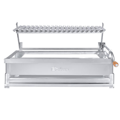 Parrilla Empotrable con sistema de levante Inoxidable Extra Grande 45cm x 79cm