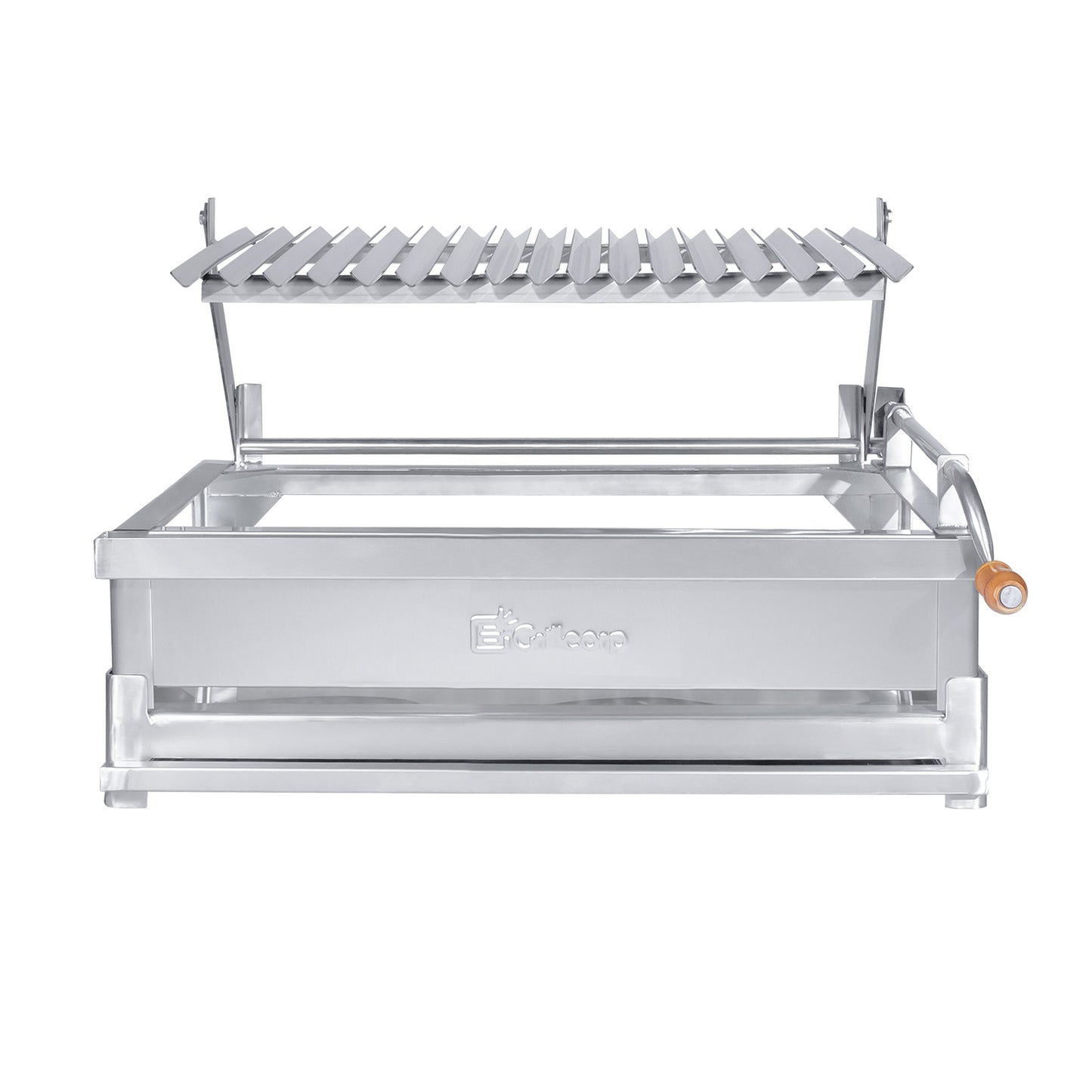 Parrilla Empotrable con sistema de levante Inoxidable Grande 40cm x 69cm