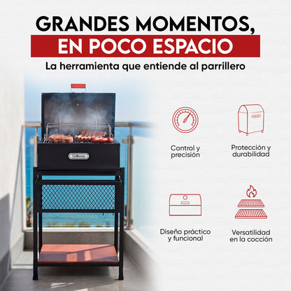Parrilla Modelo Tambor de metal para balcón | Grillcorp
