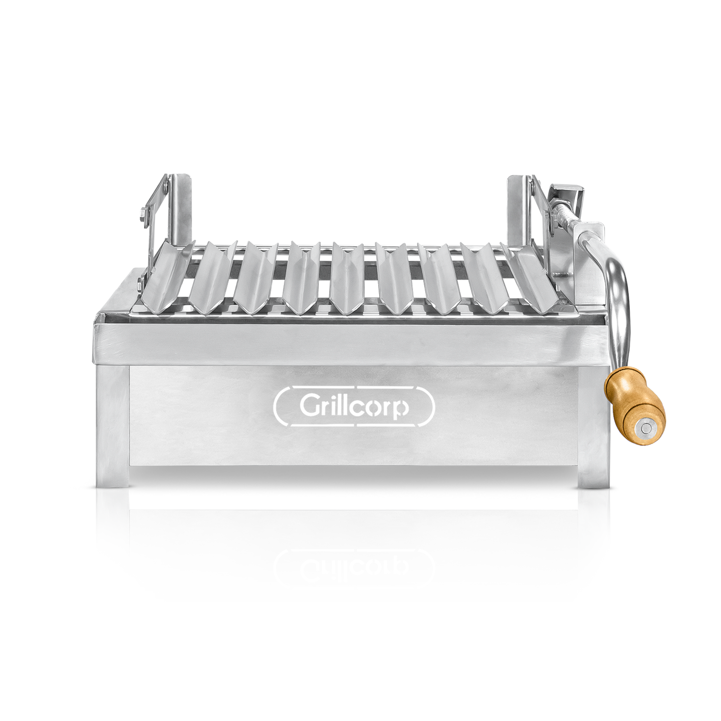 Parrilla Empotrable con sistema de levante Inoxidable Chico 26cm x 38cm