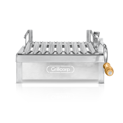 Parrilla Empotrable con sistema de levante Inoxidable Chico 26cm x 38cm