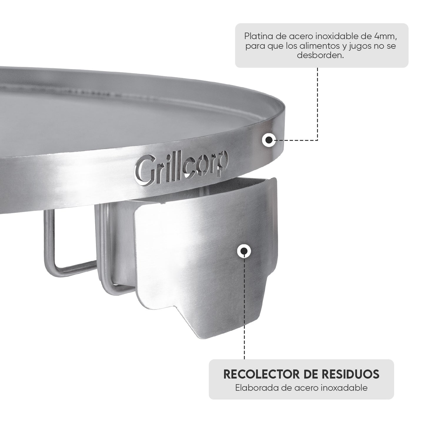 Plancha Redonda para Kamado | Grillcorp