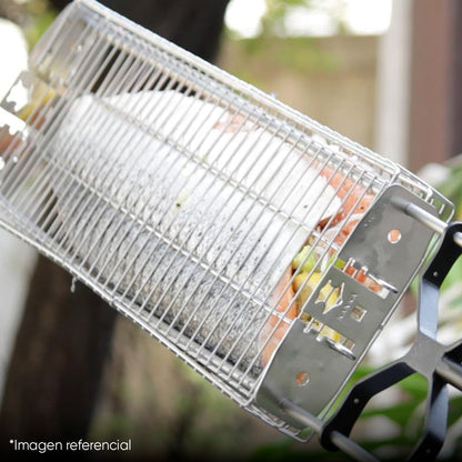 Parrilla asadora Portátil Kanka Acero inoxidable con Rejilla para Asados