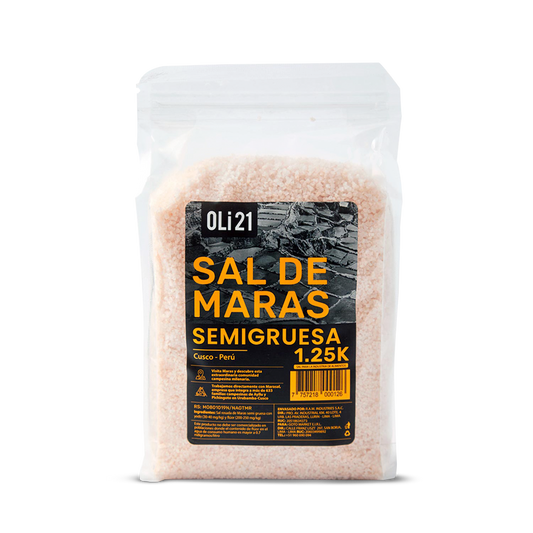 Sal de Maras Semigruesa de 1.25 Kg - Oli21
