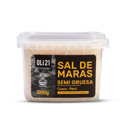 Tabla Chica + Sal de Maras + Aceite de Olvia 250ml y Mandíl básico