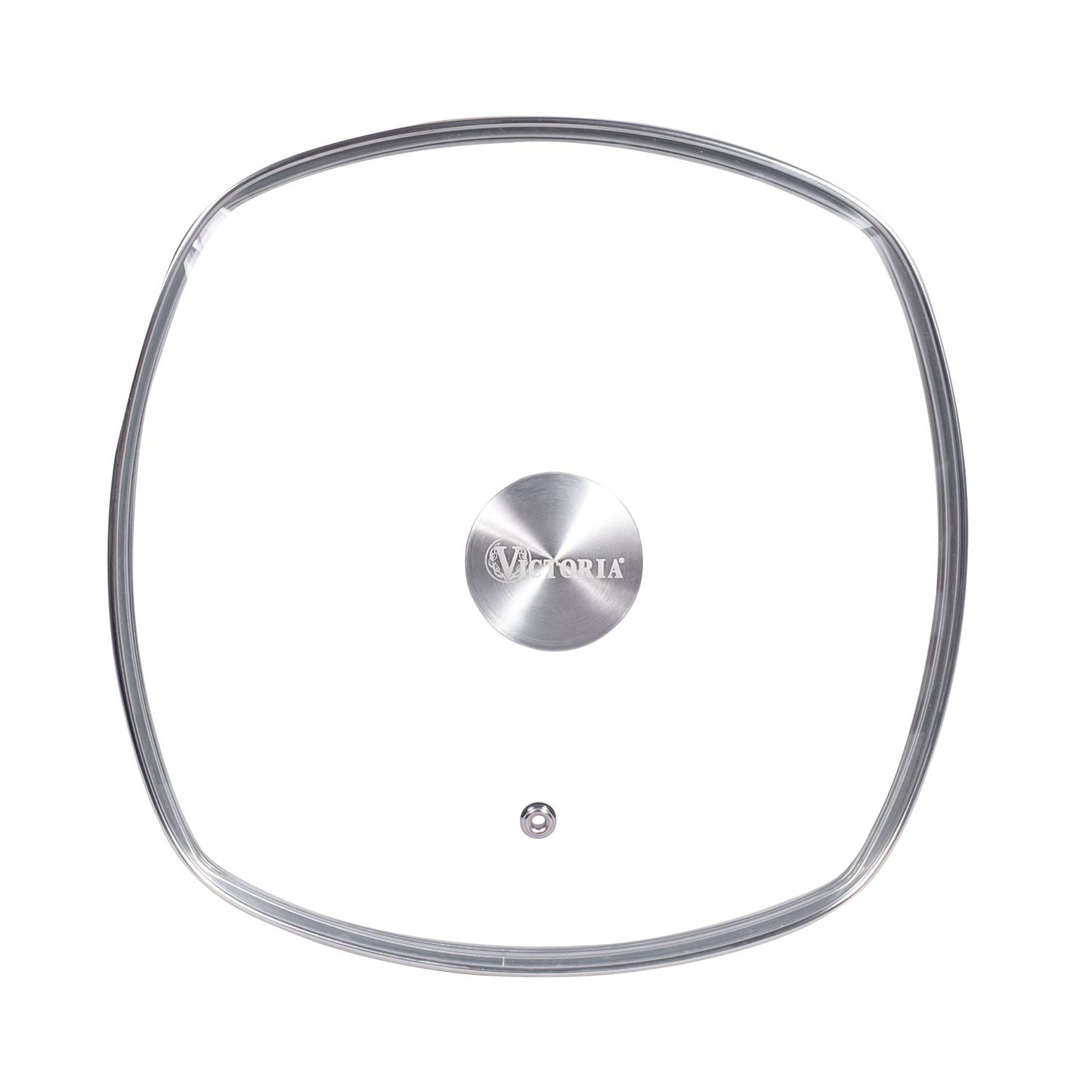 Sartén N° 25 Cuadrado de Hierro Fundido con Tapa de Vidrio y Mango de goma