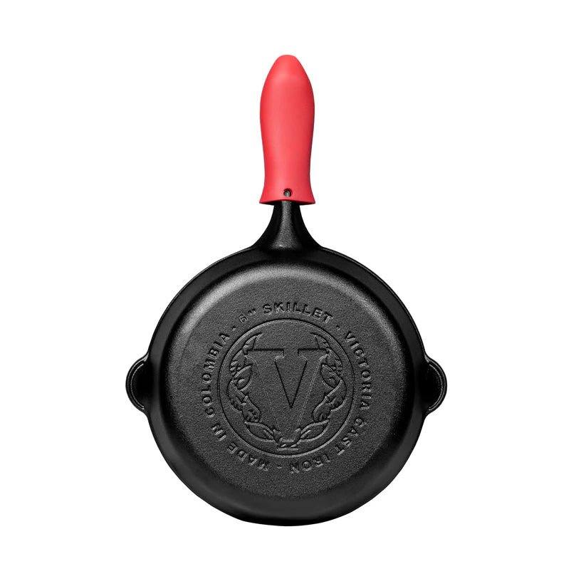 Sartén N° 16 de Hierro Fundido con Tapa de Vidrio y Mango de goma