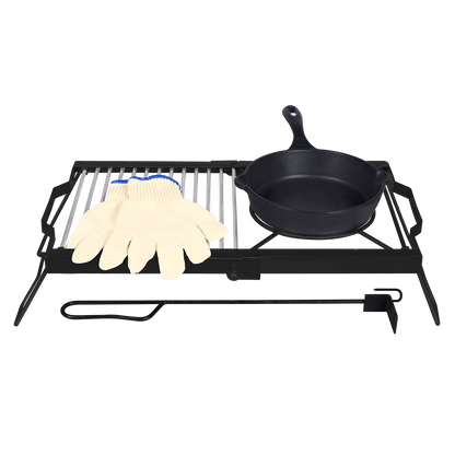 Set de Camping Parrillero Premium x 4 piezas