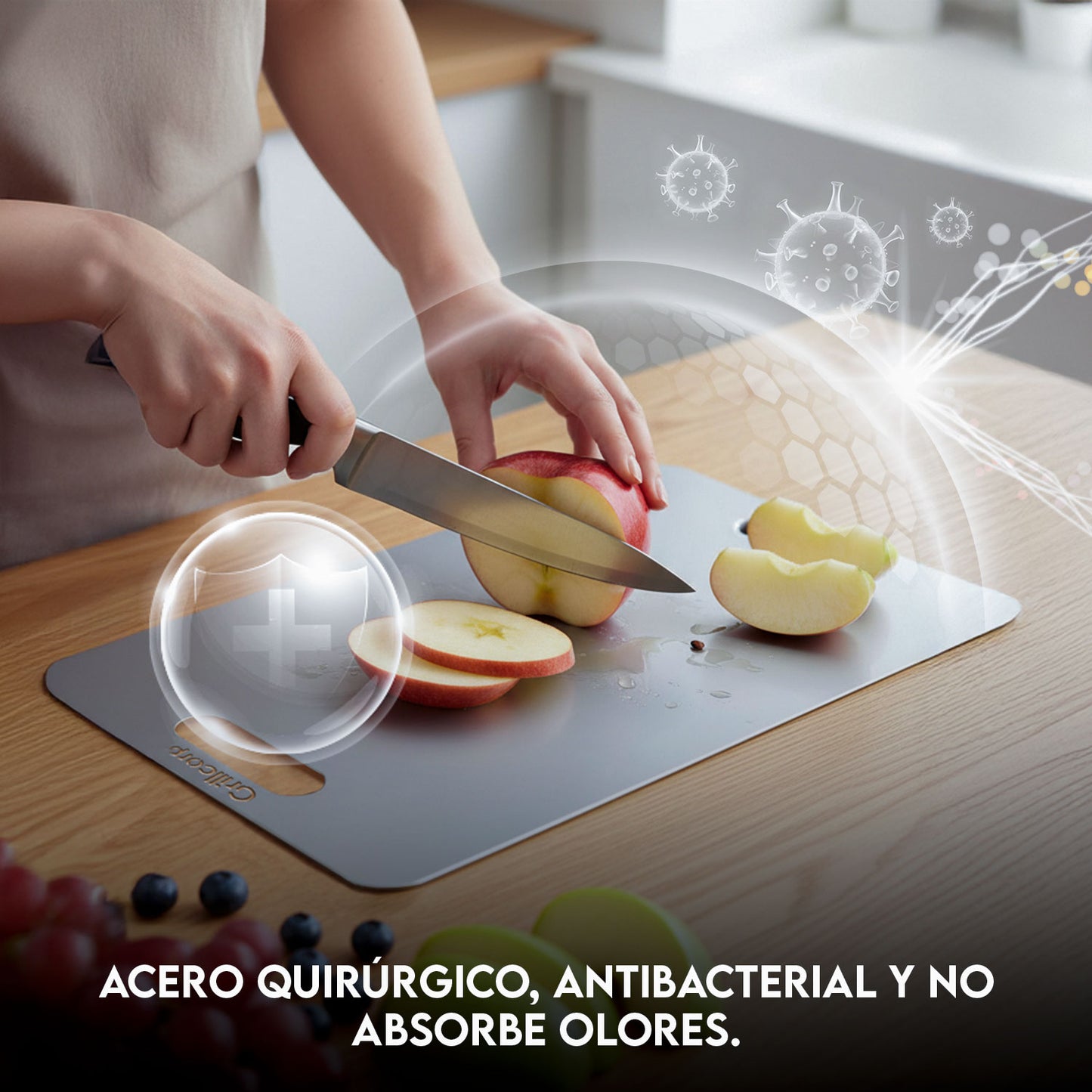 Pack de Tablas de Acero Inoxidable AISI 316 - Grado Quirúrgico | Grillcorp