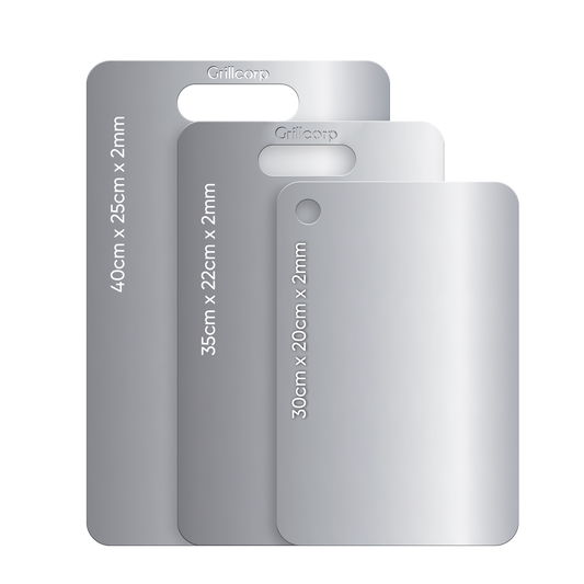 Pack de Tablas de Acero Inoxidable AISI 316 - Grado Quirúrgico | Grillcorp