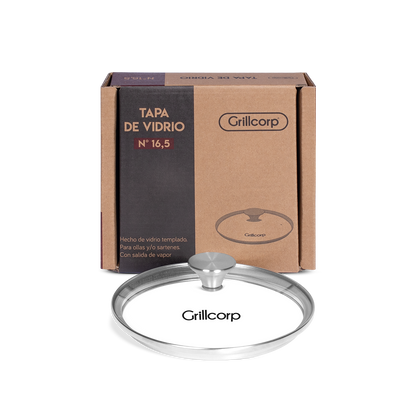 Tapa de Vidrio para Sartén Redondo | Grillcorp