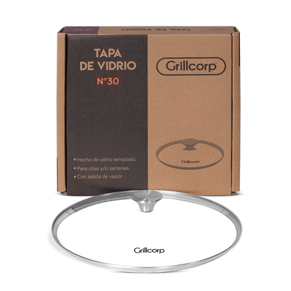 Tapa de Vidrio para Sartén Redondo | Grillcorp